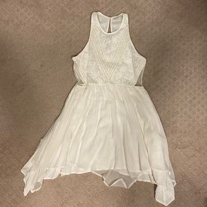 Abercrombie & Fitch White Lace Skater Dress
